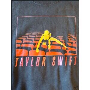 Taylor Swift “The Life of a Showgirl” Crewneck Sweatshirt Black NWOT XS - Unisex